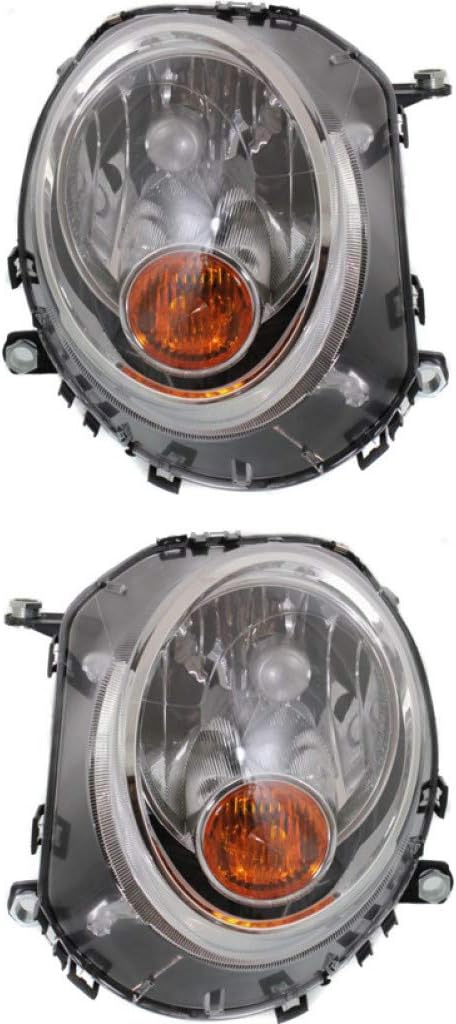 Headlight Assembly with Yellow Indicator Driver Side W576
