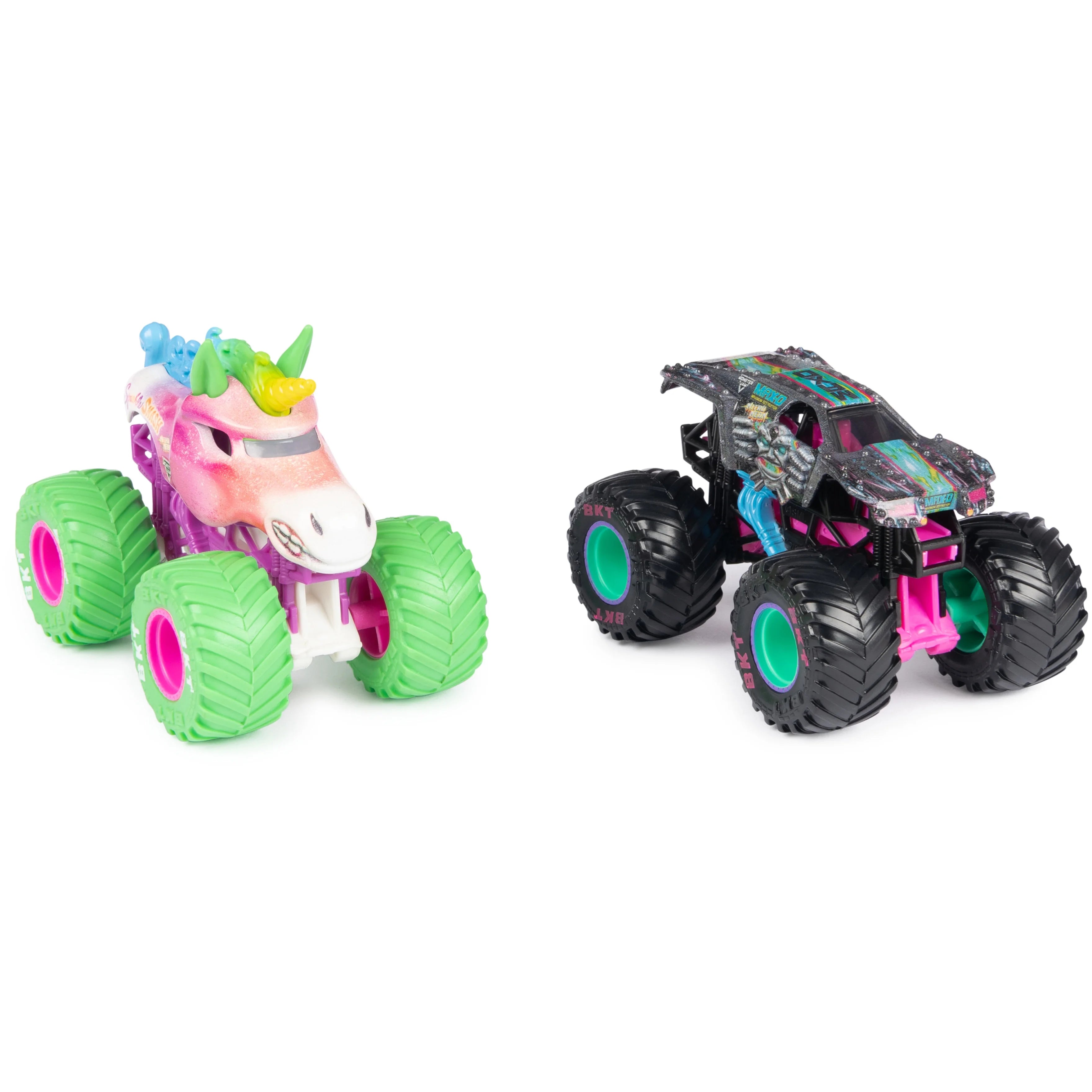 2-Pack Neon 1:64 Monster Trucks X9262
