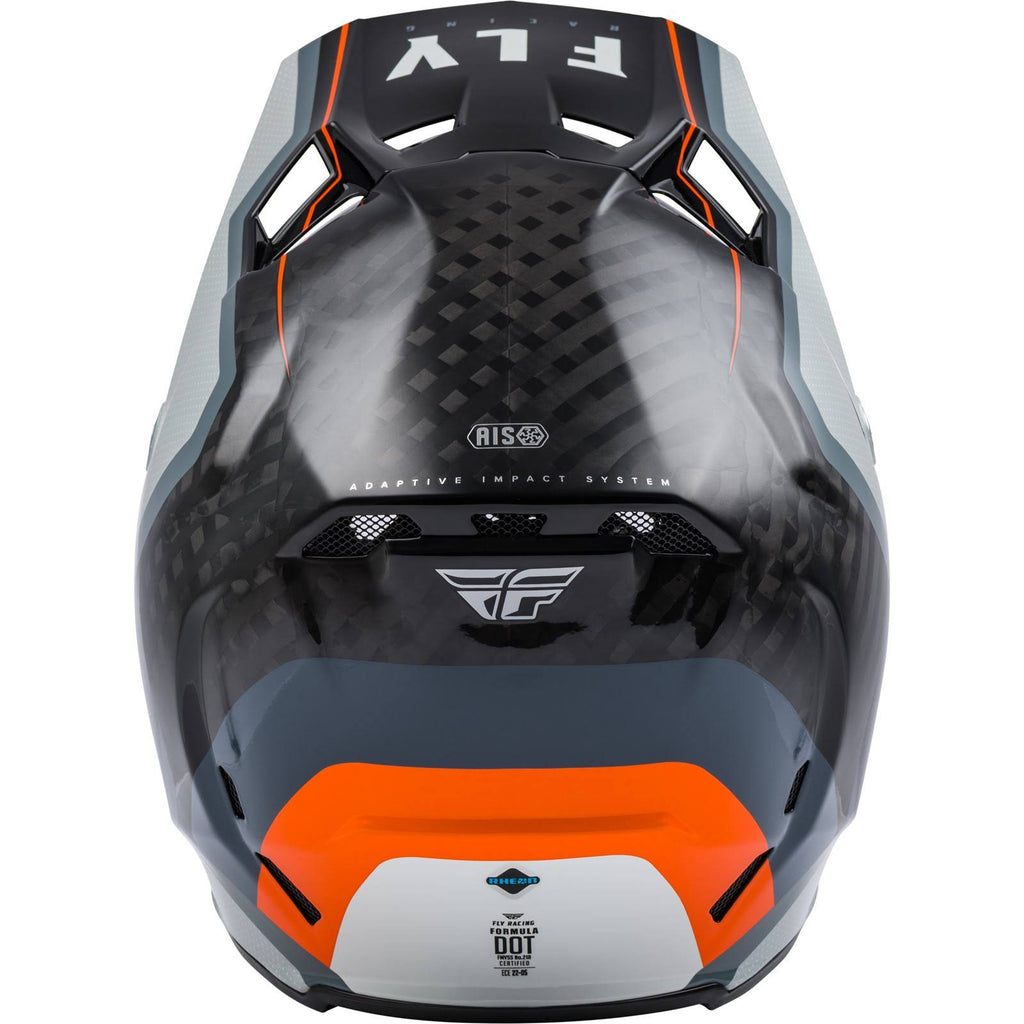 Black/Grey/Orange Carbon Axon Helmet E334978