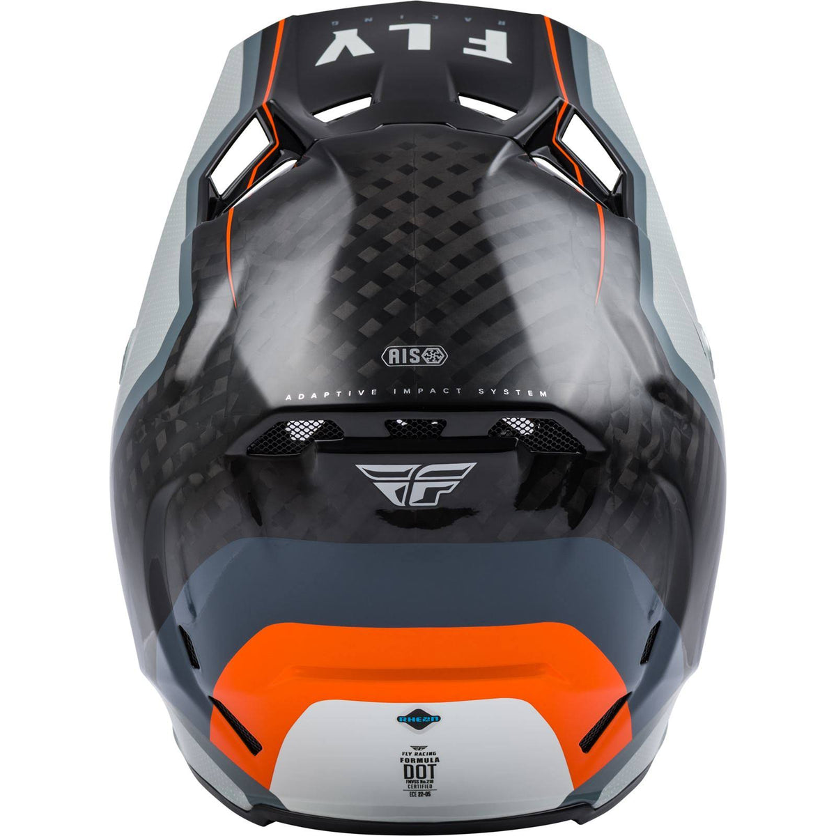 Black/Grey/Orange Carbon Axon Helmet E334978