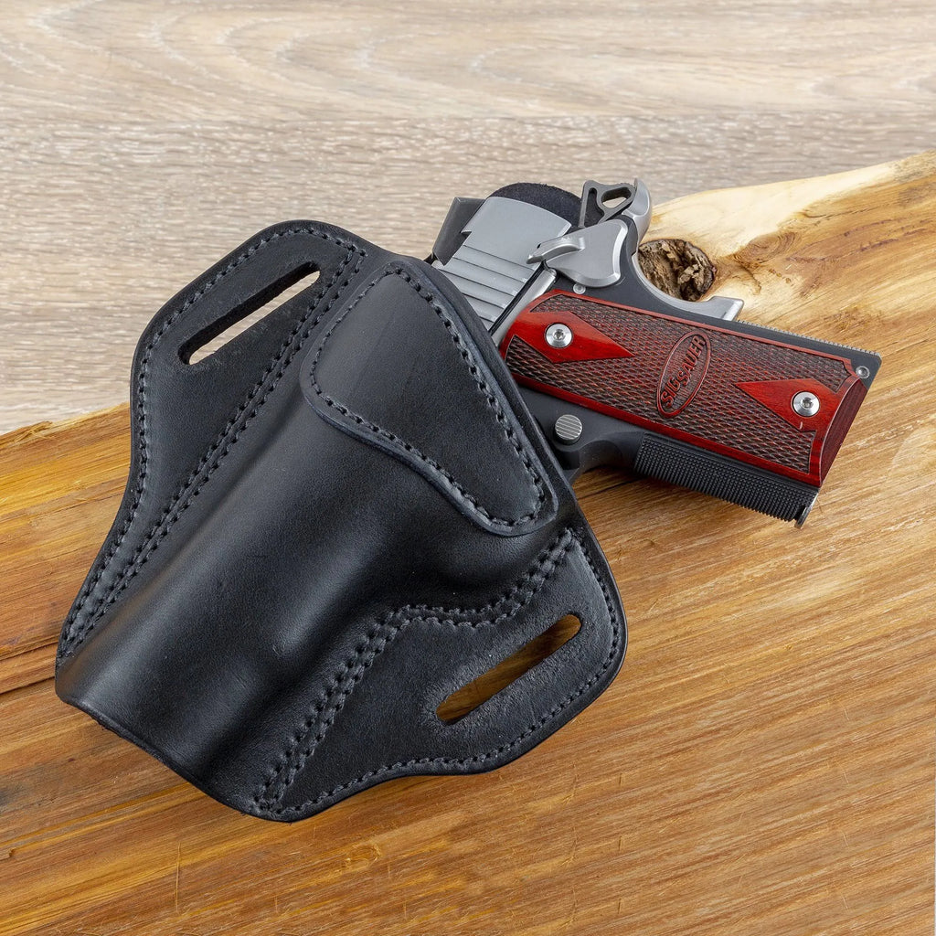 Brown Leather OWB Gun Holster V64365