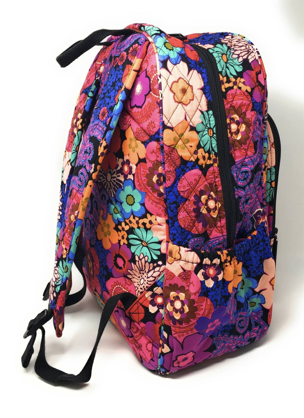 Floral Fiesta Backpack with Black Interior H1719