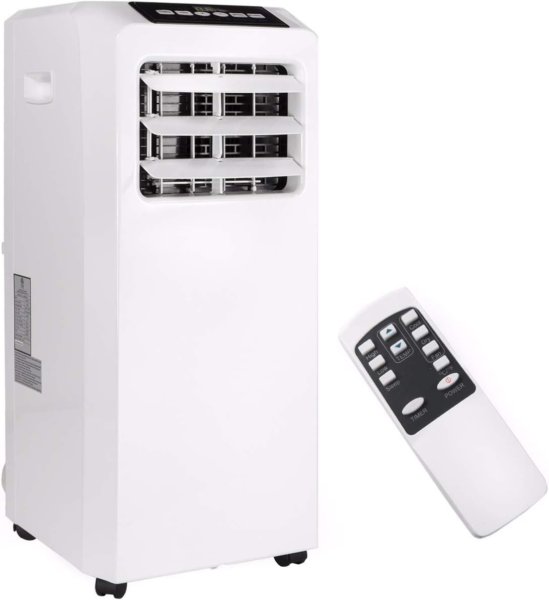 8,000 BTU 4in1 Portable Air Conditioner Dehumidifier Fan with Remote Control R404360