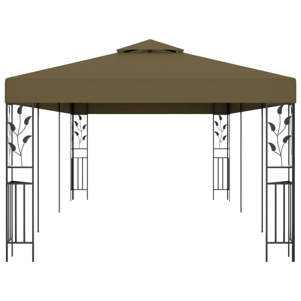 19.7'x9.8' Taupe Gazebo T14054