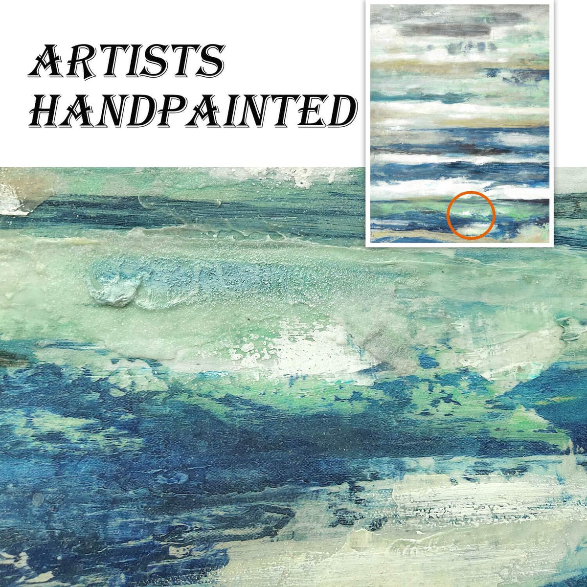 Modern Abstract Hand Painted Canvas Wall Art P7711