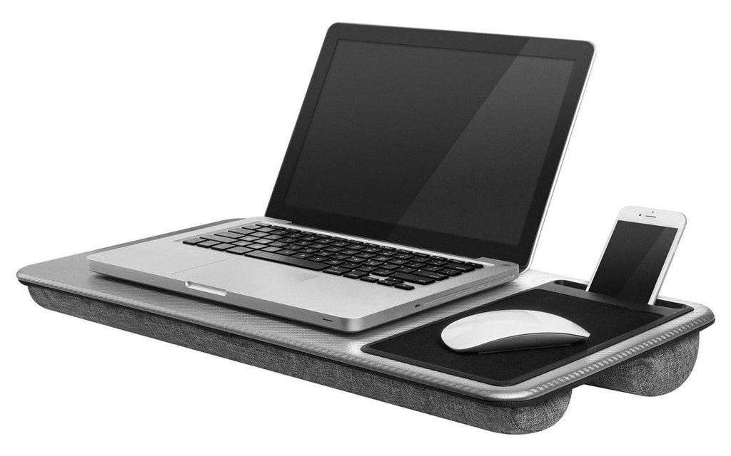 Silver Carbon Lap Desk C593