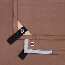 Brown Canvas Tarps 100% Cotton 18 oz. 10' x 20' G34479