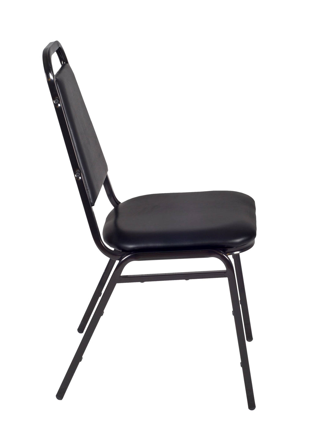 48x22 Round Breakroom Table with 4 Stack Chairs L55312