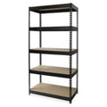 Black Riveted Steel Shelving 36 in. x 18 in. x 72 in. E884861
