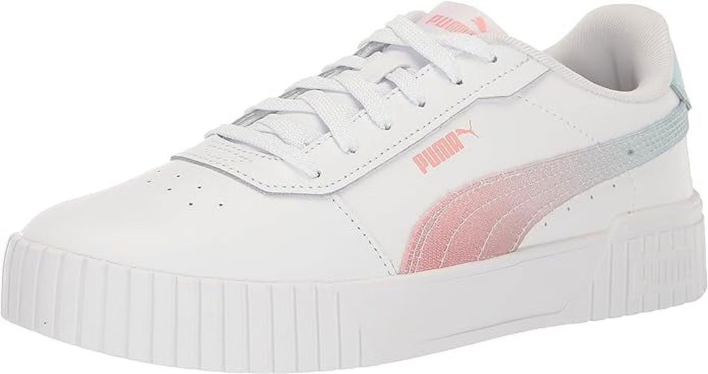 PUMA White-Fusion Coral-Light Aqua Sneaker Y2488