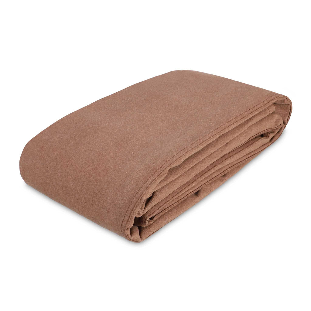 Brown Canvas Tarps 100% Cotton 18 oz. 10' x 20' G34479