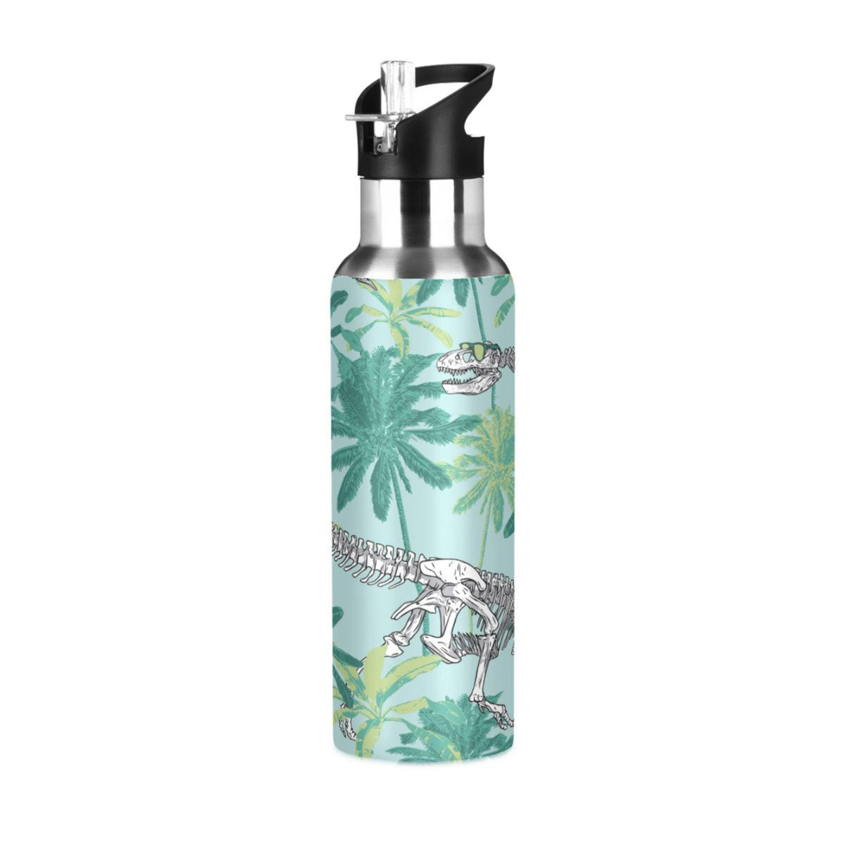 Stainless Steel Water Bottle with Straw Lid Vacuum Insulated 20 OZ H3134