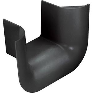 Black ABS Plastic Cable Raceway Trumpet O93562