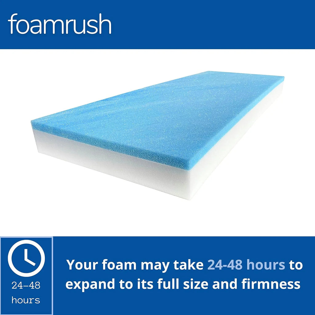 Cool Gel Memory Foam Bench Cushion Replacement Medium Firm W191275