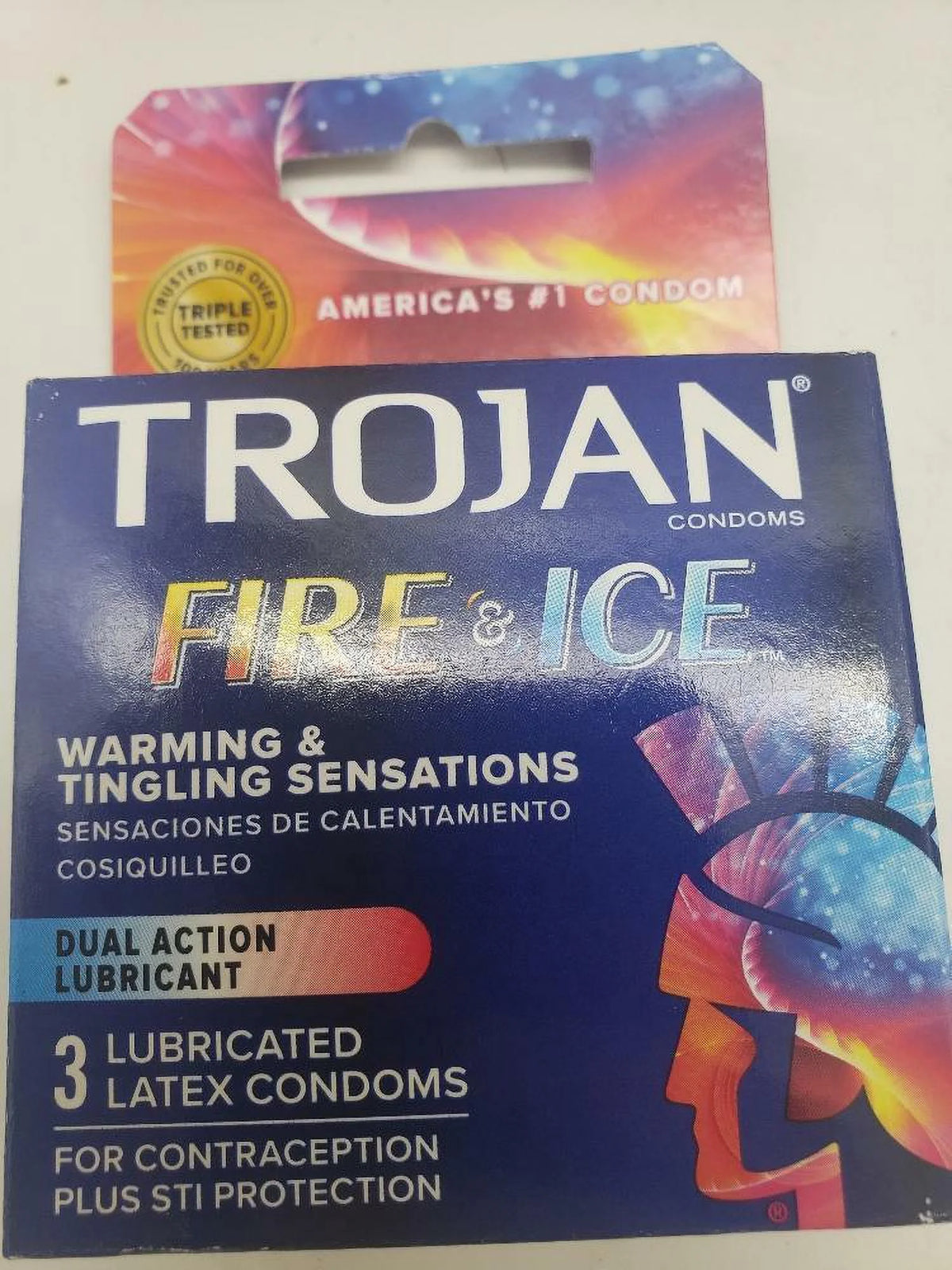 Fire And Ice Dual Action Lubricant Condoms - 6 Pack G44142