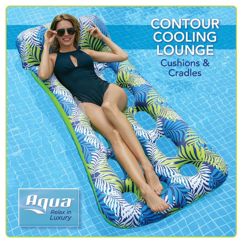 Green Contour Lounge with Headrest and Staycool Vents T96535