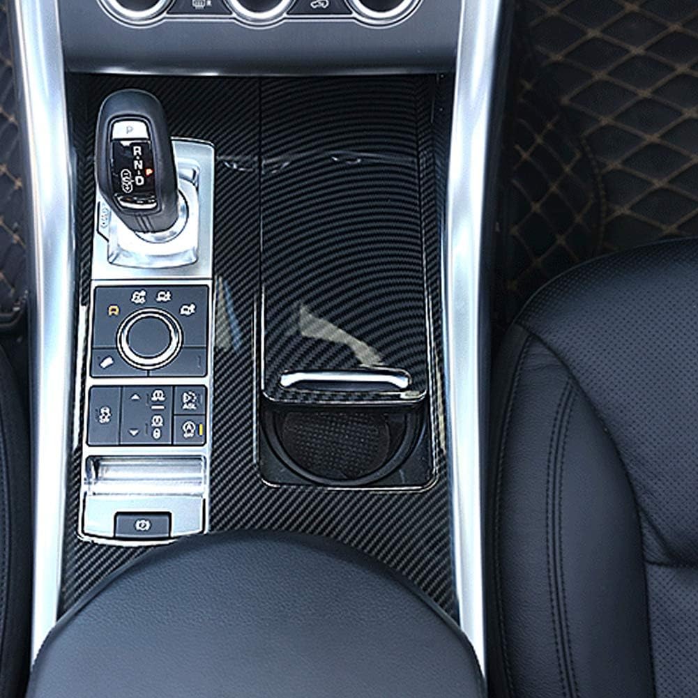 Carbon Fiber Style Center Console Gear Shift Cover Panel Trim (Pack of 3) W833