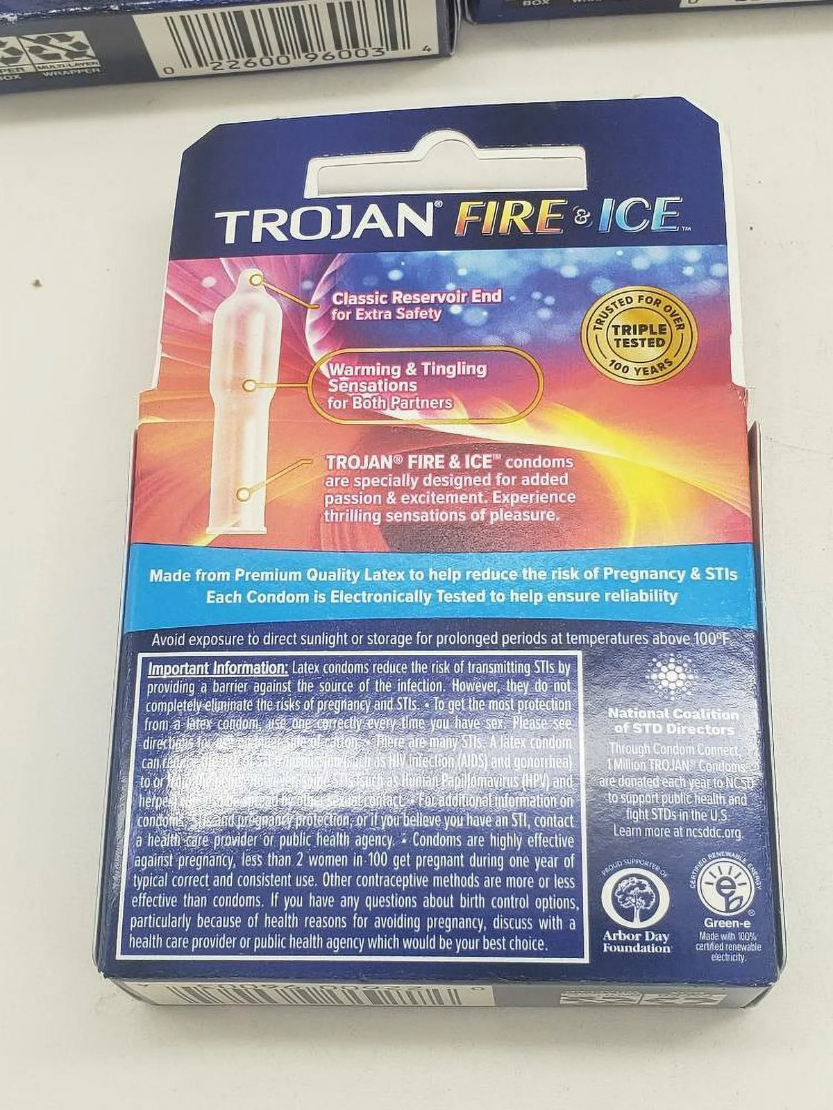 Fire And Ice Dual Action Lubricant Condoms - 6 Pack G44142