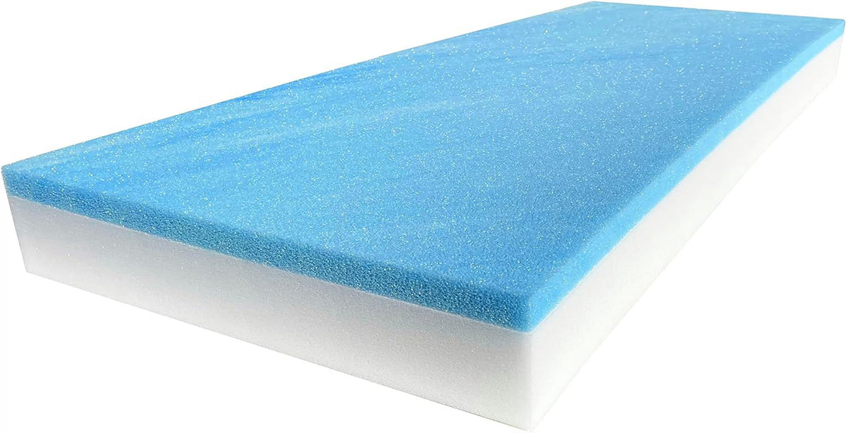 Cool Gel Memory Foam Bench Cushion Replacement Medium Firm W191275