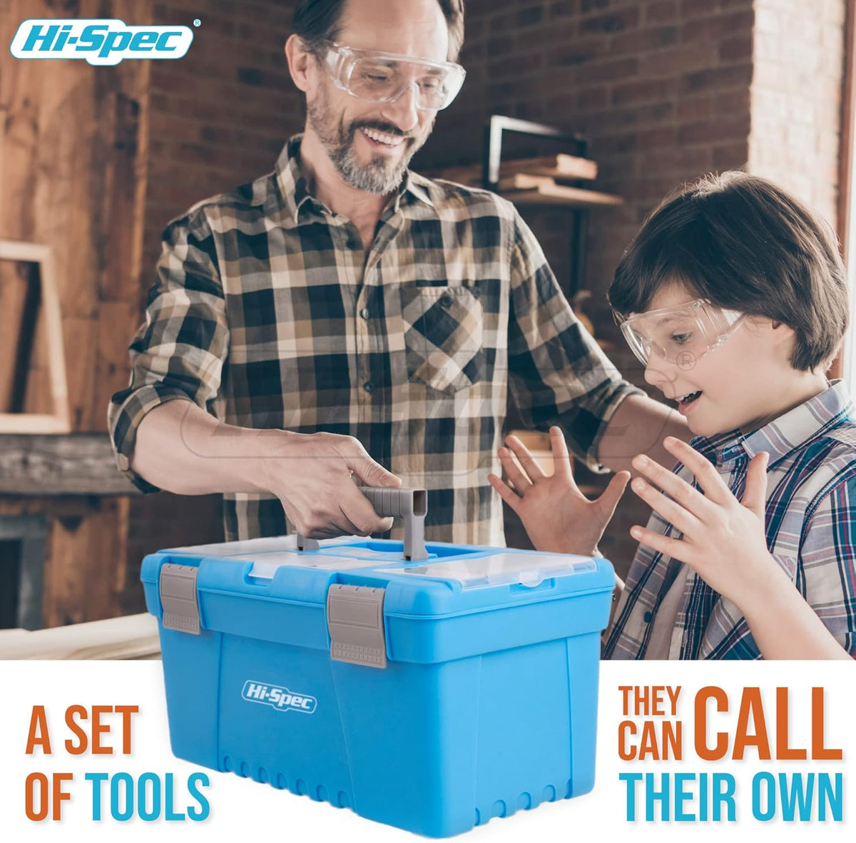 25 Piece Blue Tool Kit Set with Tool Box C1366