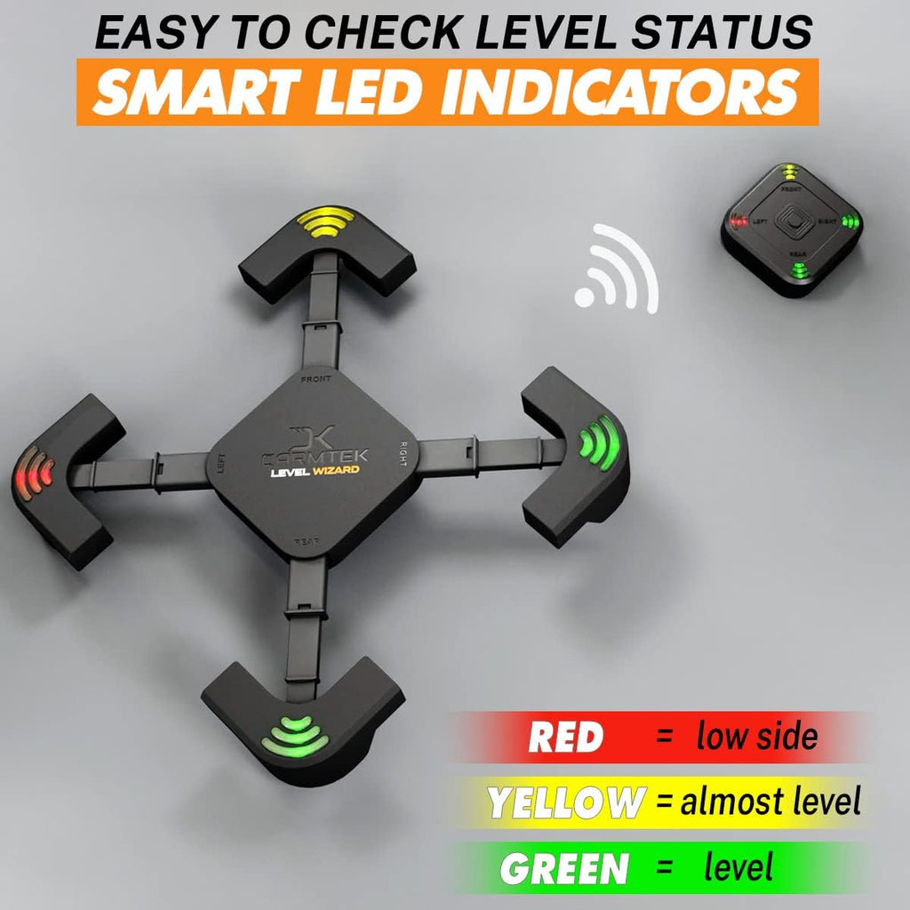Wireless RV Leveling System with Extensible Legs T368582