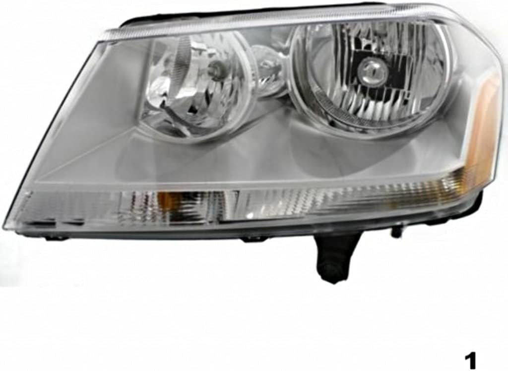 Passenger Side Headlight for Dodge Avenger 2008-2014 E881
