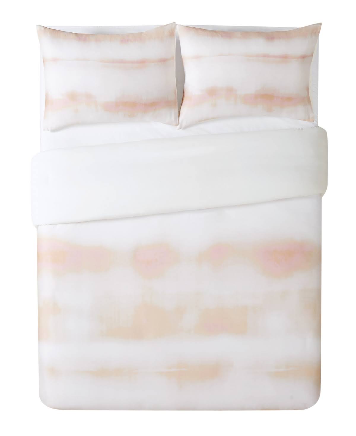 White Tan Full/Queen Duvet Cover Set P604
