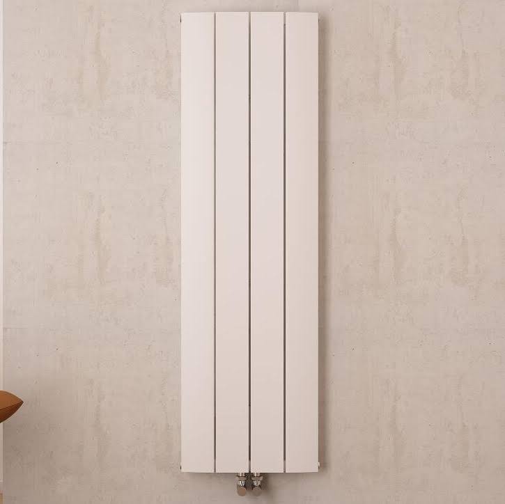 White Vertical Hot Water Radiator Z168586