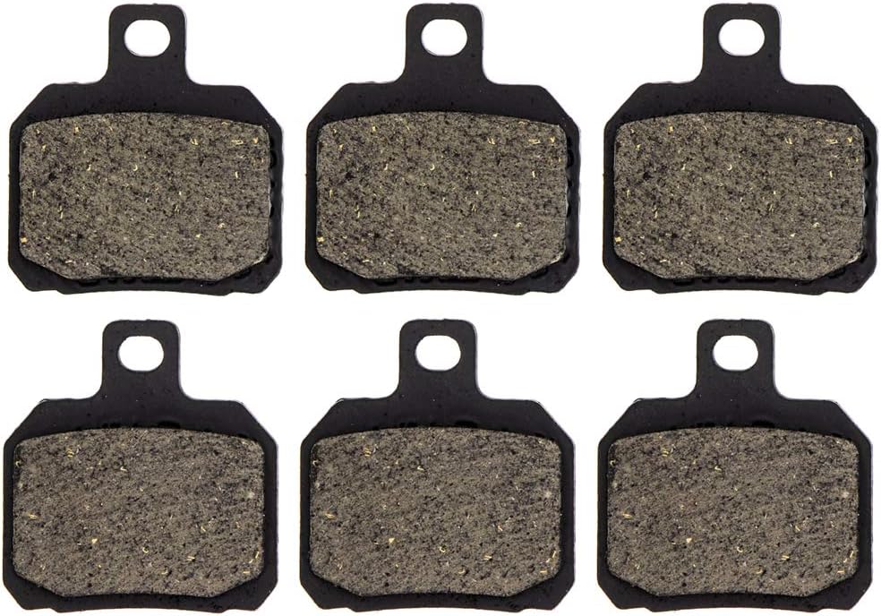 Front L/R and Rear Right Brake Pad Set Organic 3 Pack G907