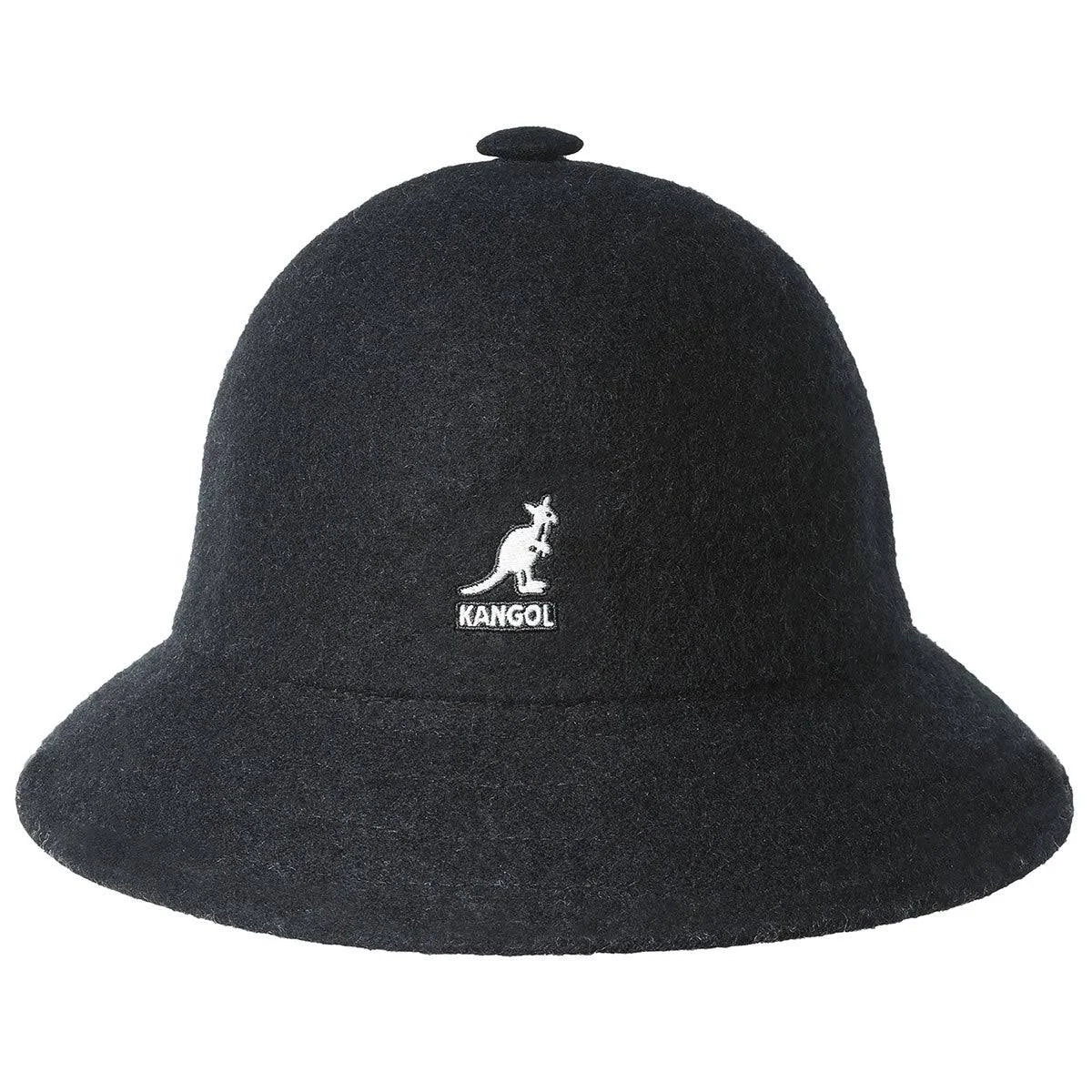 Black Wool Bucket Hat Q647