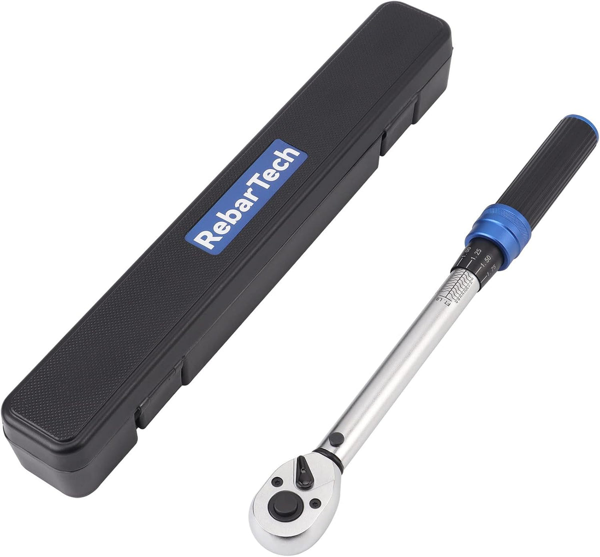 3/8-Inch Drive Click Torque Wrench, Preset, Dual Torque Scales, Pack of 2 W12016