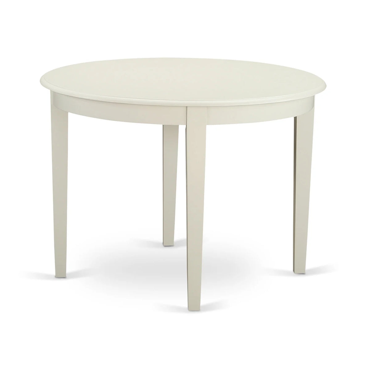 5-Pc Mid Century Dining Set with Round Dinner Table and 4 Padded Parson Chairs P76407