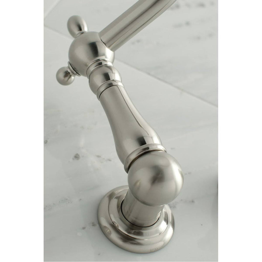 Polished Nickel Wall Mount Tub Filler R64140