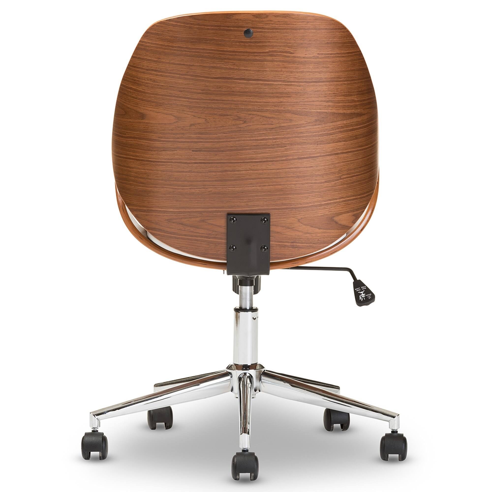 Walnut/Black Modern Office Chair A334046