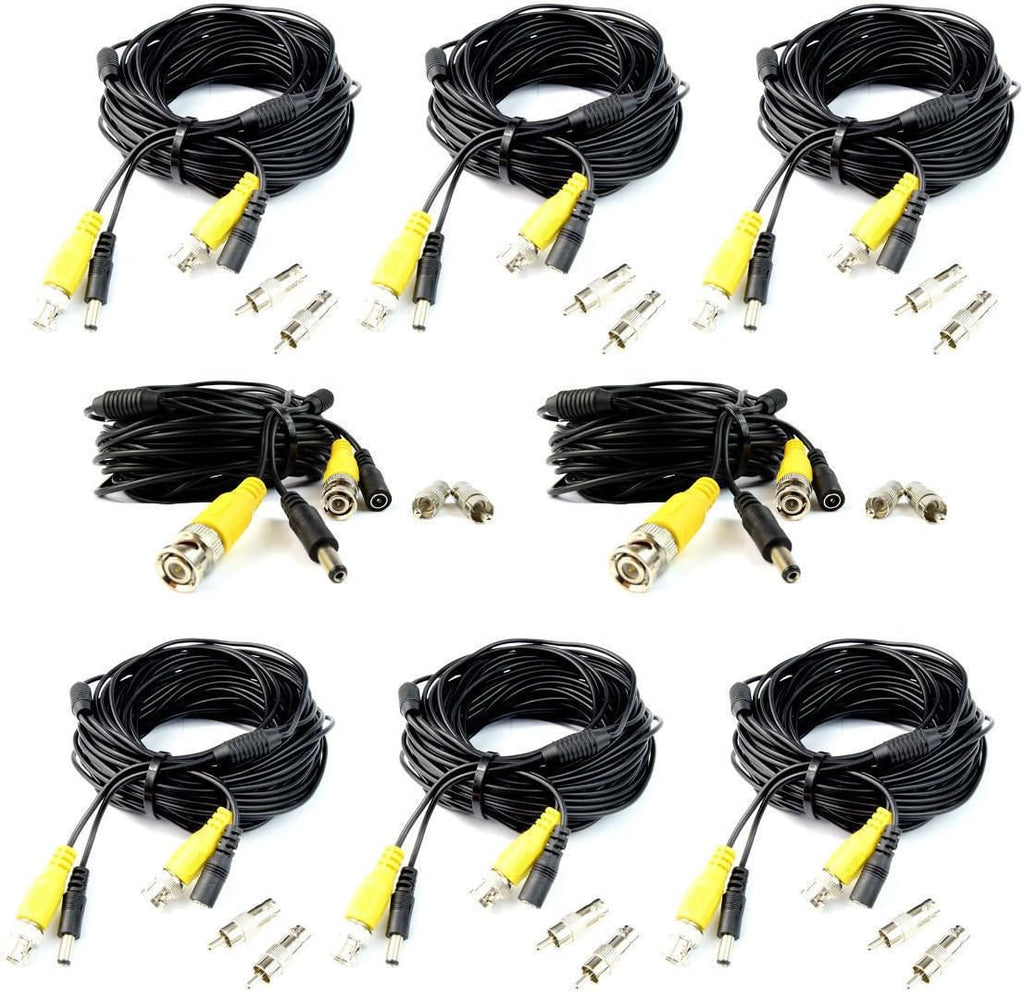 8 x 60 FT BNC Video Power Security Cable J177148