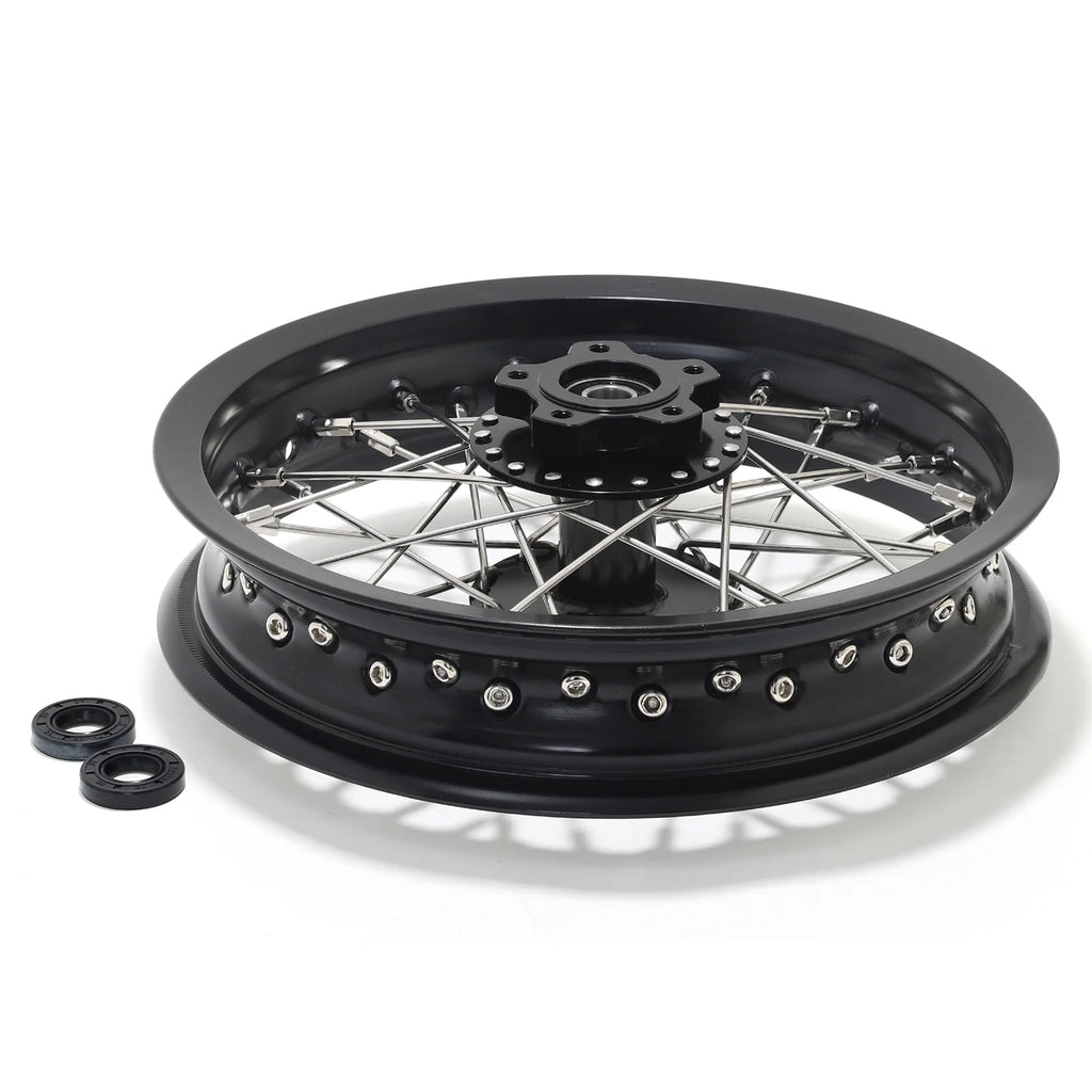 12"x2.15" Complete Wheels Rim Hubs for Electric Dirt Bike I610