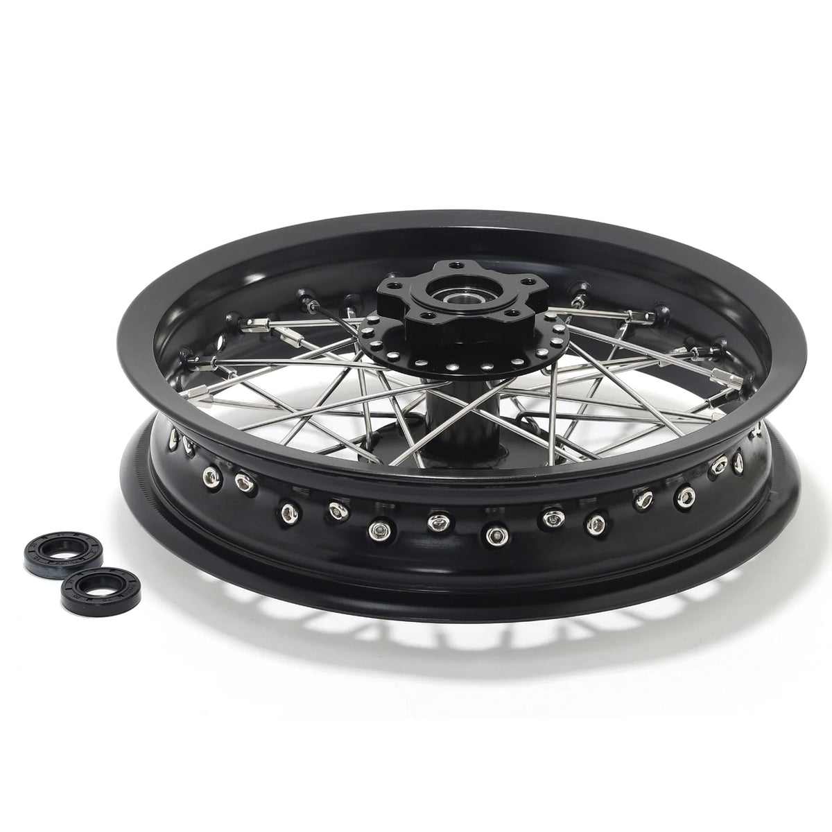12"x2.15" Complete Wheels Rim Hubs for Electric Dirt Bike I610