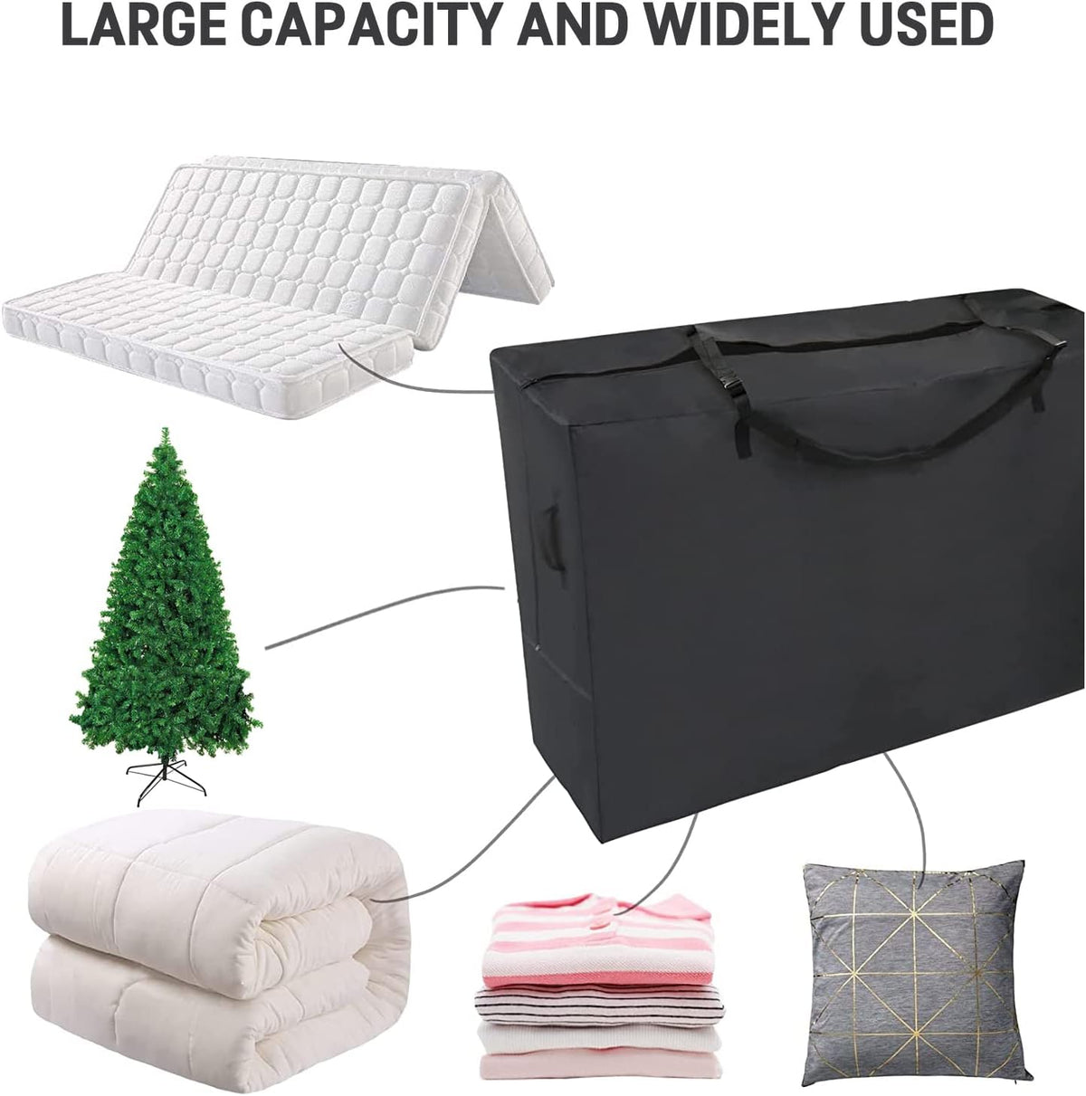 Folding Mattress Storage Bag, 40x28x18inch G2158
