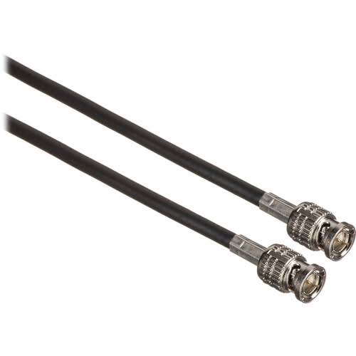 Black RG59 HD-SDI Coaxial Cable with Male BNCs A524