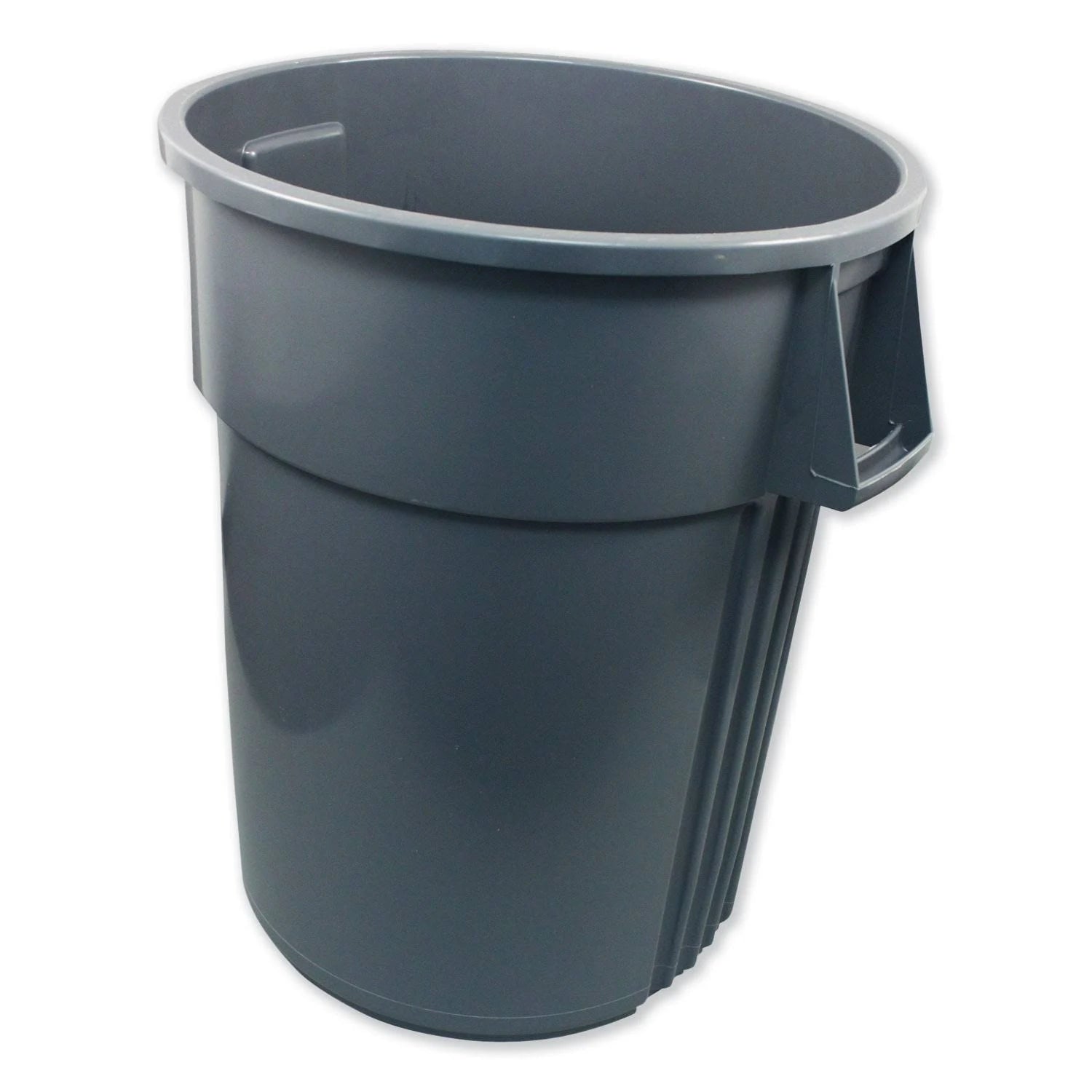 Gray 55 gal Plastic Waste Container T5076