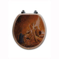 Oak Round Toilet Seat H525