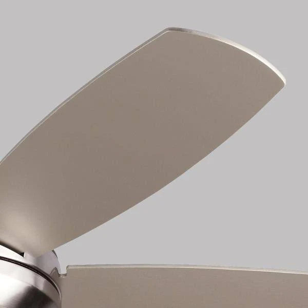 52x22 Brushed Steel Ceiling Fan with 2-light Kit U4504
