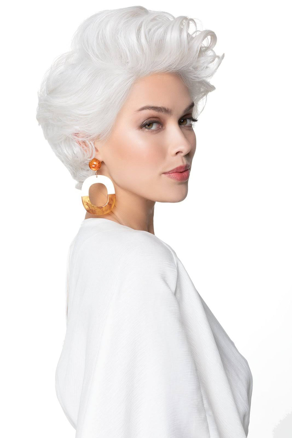 Tapered Curls Lace Front Wig Synthetic M57509