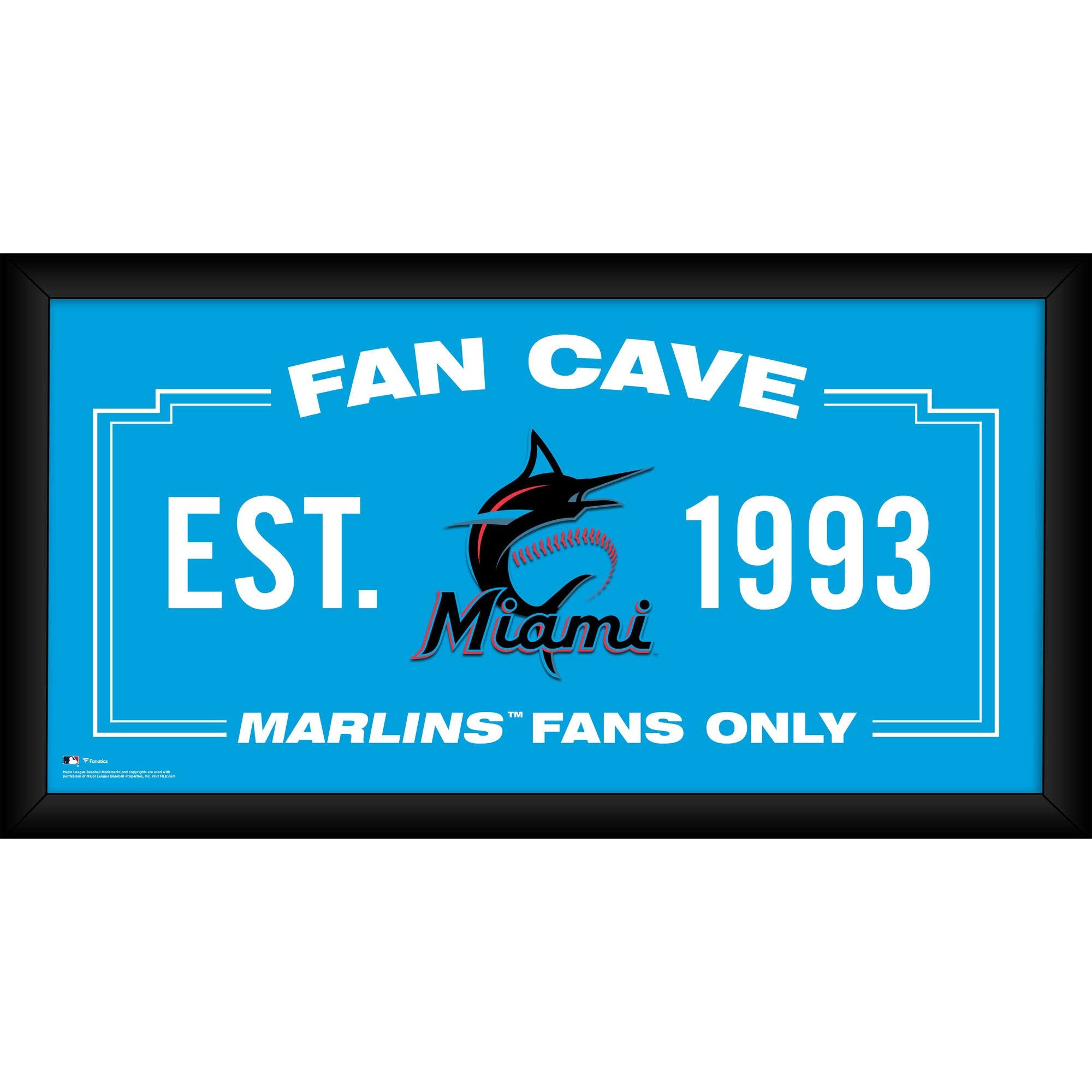 Miami Marlins Framed Fan Cave Collage Q808153