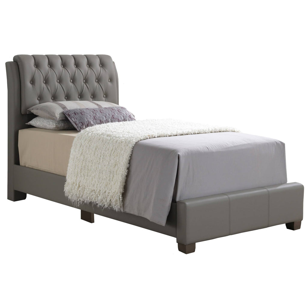 Twin Bed Light Grey R922