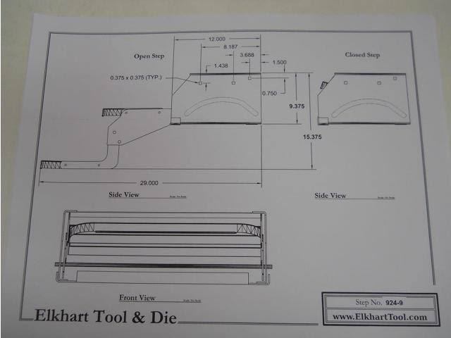24x22 Double Step / 15x22 Drop / Foldaway Entry Step M32176