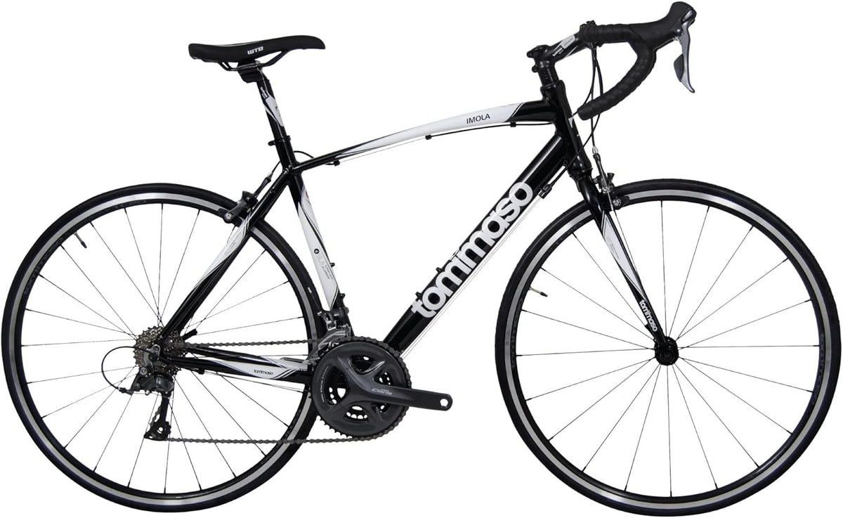 Black White Burnt Orange Aluminum Road Bike X74090