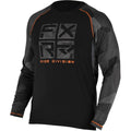 Charcoal Camo-Orange Small Longsleeve C297489