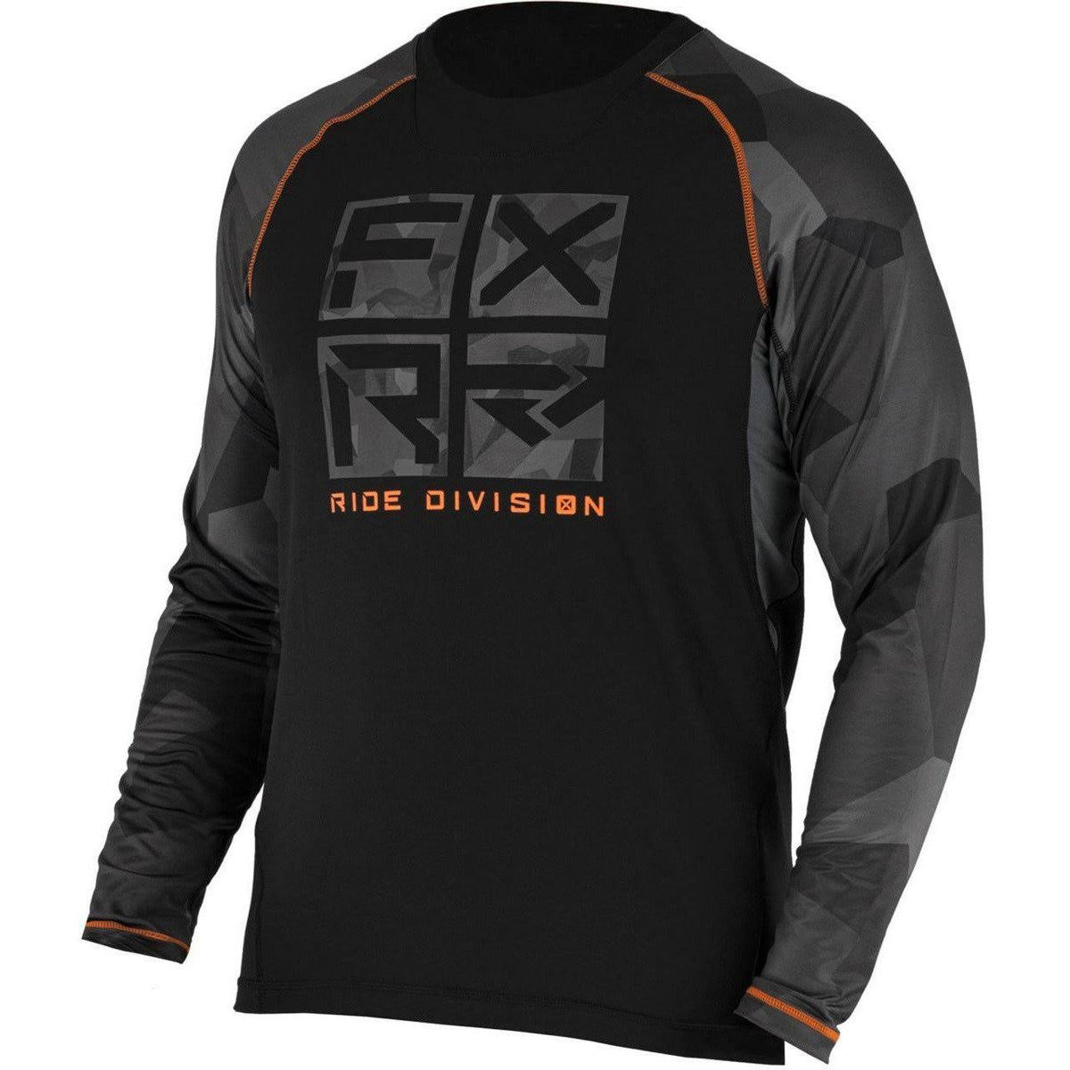 Charcoal Camo-Orange Small Longsleeve C297489