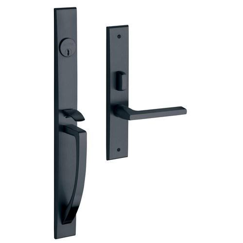 Satin Chrome Left Hand Single Cylinder Mortise Handleset Trim Set K6270